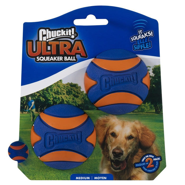 Chuckit Chuckit! ULTRA SQUEAKER BALL Medium 6cm - 2pk
