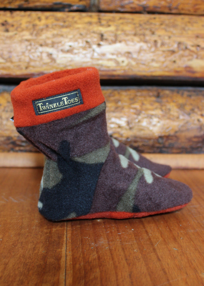 Classic Camo Kid's Slipper Socks