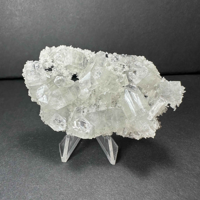 Clear Apophyllite Crystal Cluster Micro Specimen from India - Smokin Resin Company