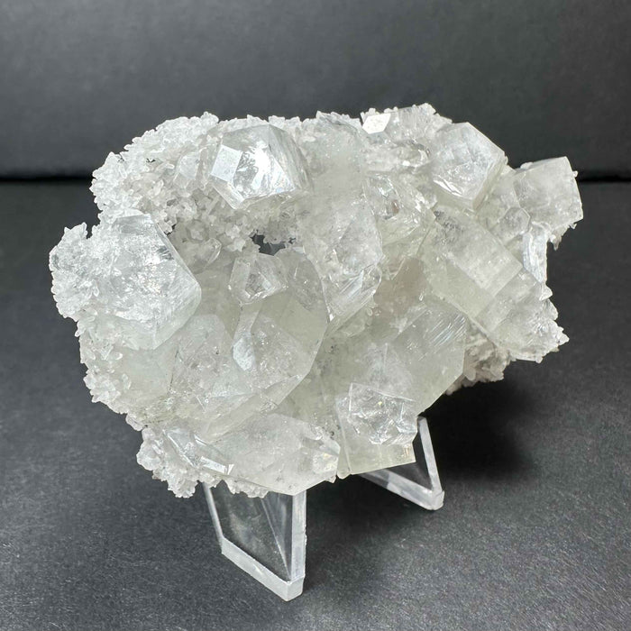 Clear Apophyllite Crystal Cluster Micro Specimen from India - Smokin Resin Company