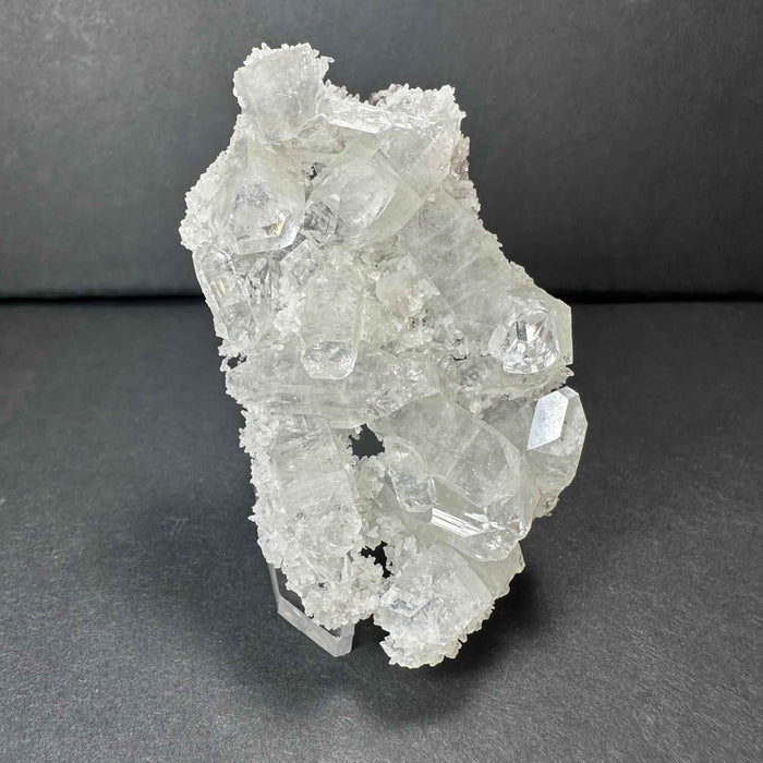 Clear Apophyllite Crystal Cluster Micro Specimen from India - Smokin Resin Company