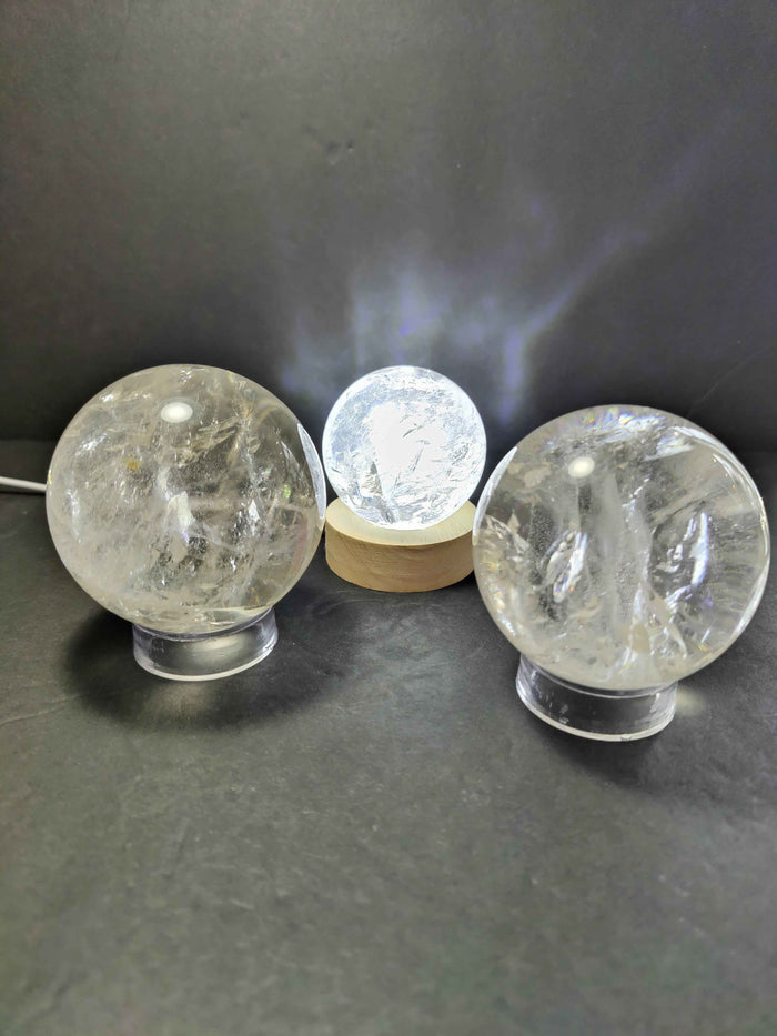 Clear Quartz Polished Sphere Sculpture (Extra Quality) - Smokin Resin Company