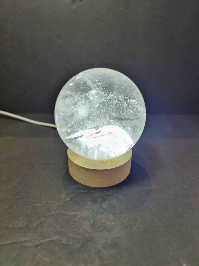 Clear Quartz Polished Sphere Sculpture (Extra Quality) - Smokin Resin Company