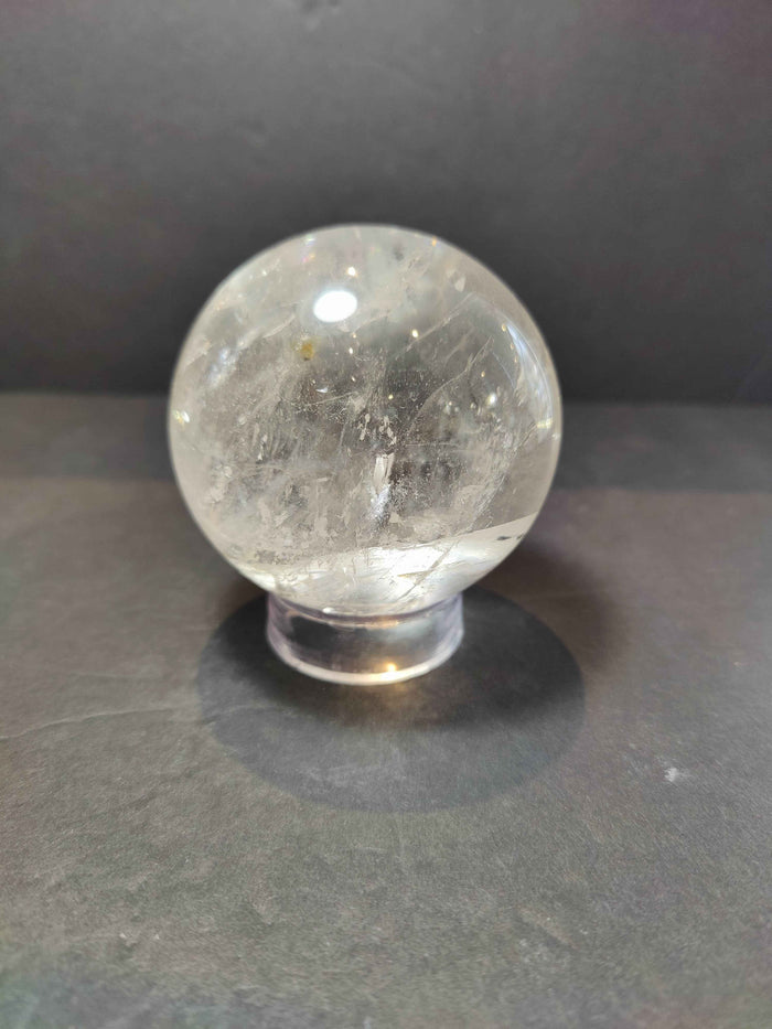 Clear Quartz Polished Sphere Sculpture (Extra Quality) - Smokin Resin Company