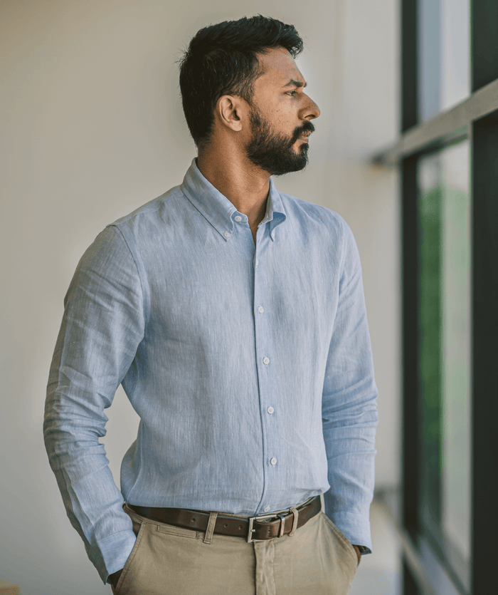 Made to Measure / Summer Sky Linen / Standard