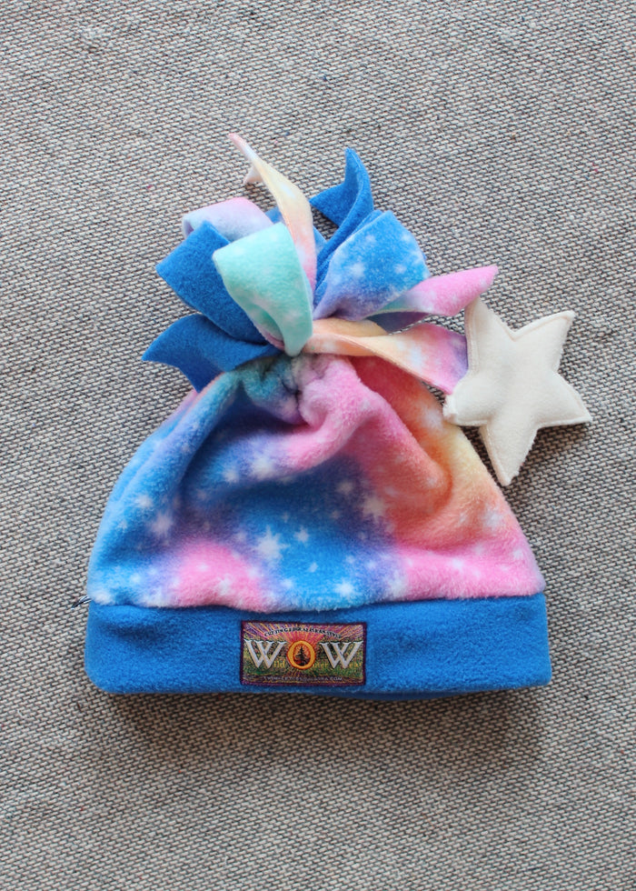 Cotton Candy Ski Dangle Hat