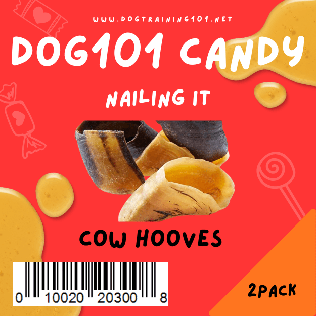 Dogtraining101 2 Pack Cow Hooves