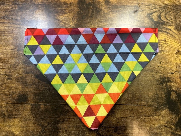 Dogtraining101 Large Crazy Triangles Bandanna