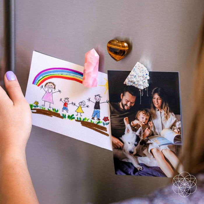 Crystal Fridge Magnets - Trio of Protection & Comfort