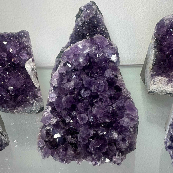 Cut Base Amethyst Druze MD - Smokin Resin Company