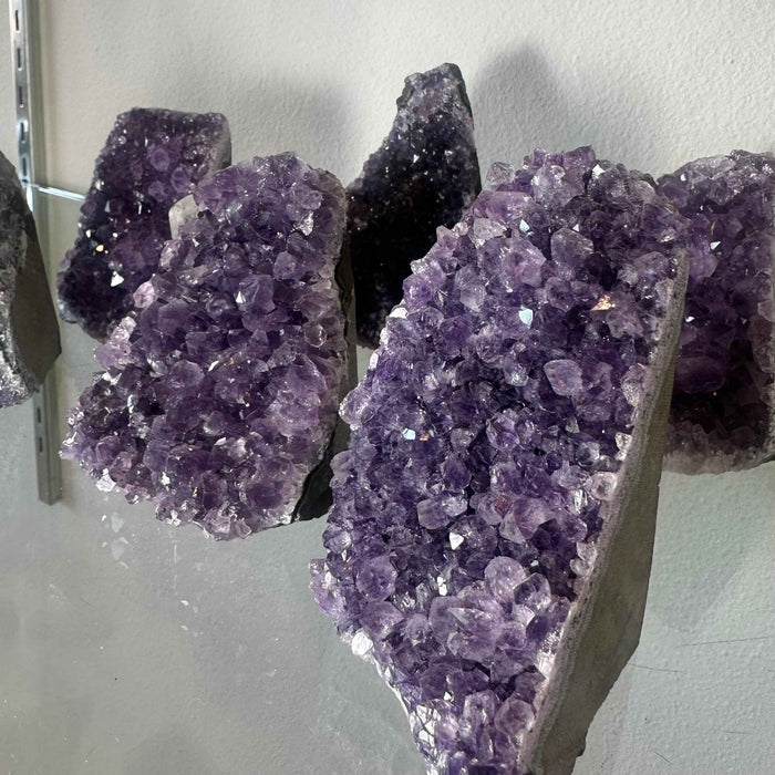 Cut Base Amethyst Druze MD - Smokin Resin Company