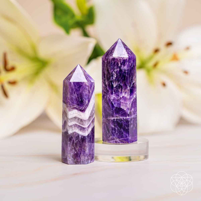 Cycle Breaker - Chevron Amethyst Point of Transformation