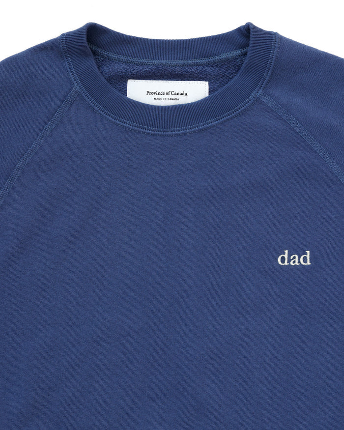 Made in Canada 100% Cotton Dad Sweatshirt French Blue - Unisex - Province of Canada