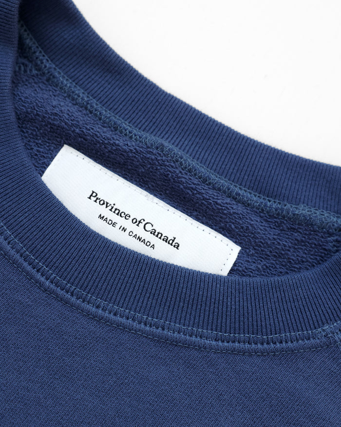Made in Canada 100% Cotton Dad Sweatshirt French Blue - Unisex - Province of Canada