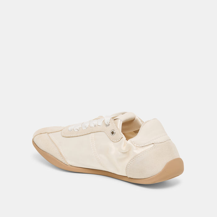 DAKODA SNEAKERS OFF WHITE SATIN