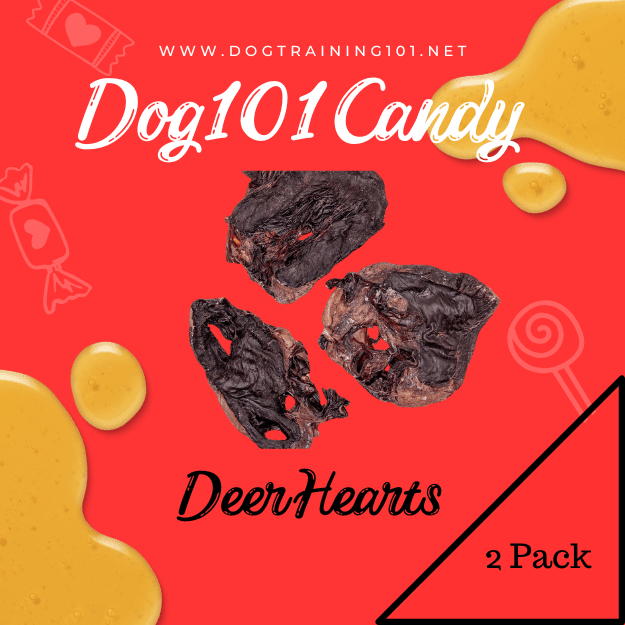 Dogtraining101 Deer Hearts 2pack