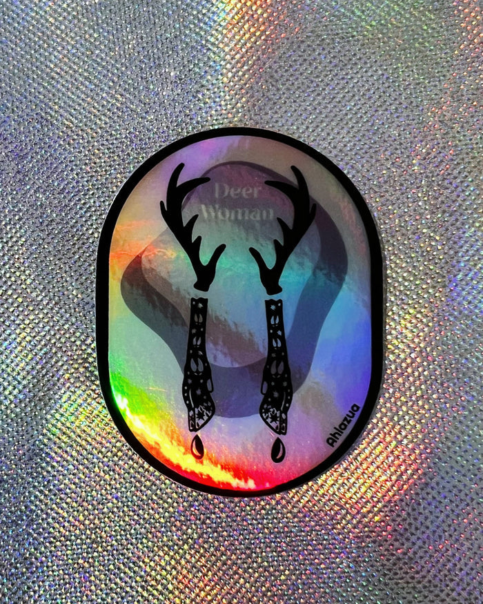 Deer Woman Sticker Designed by Rykelle Kemp (various designs)