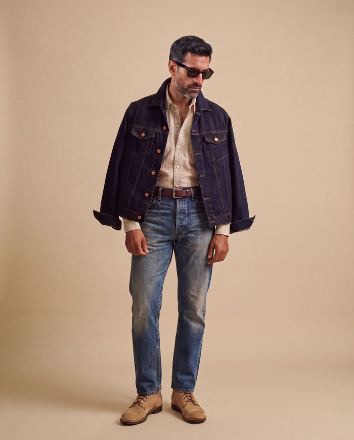 Made to Measure / Raw Indigo Indian Selvedge / Standard