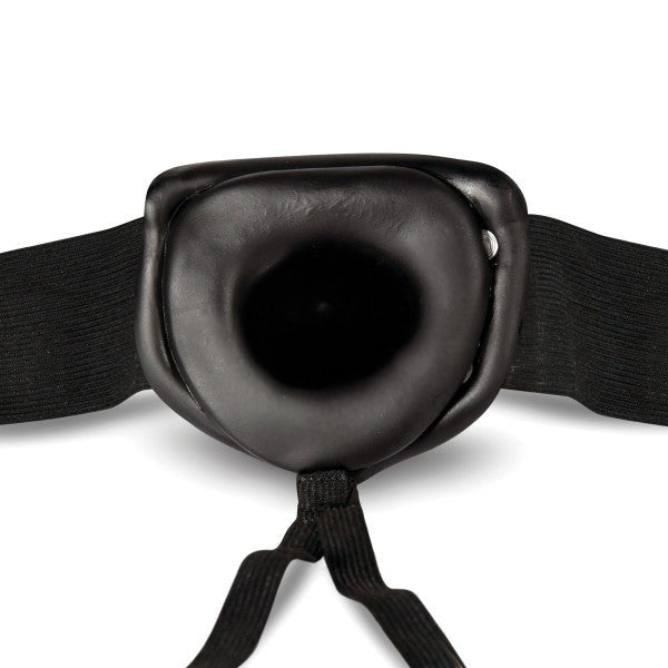 Dr. Skin 6in Hollow Strap On Black - Sextoys for Men Intimates Adult Boutique