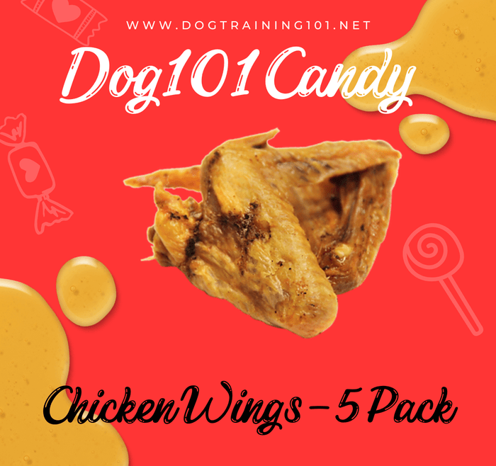 Dogtraining101 Dried Chicken Wings 5 Pack