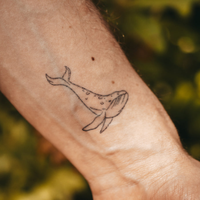 Einfacher Wal Tattoo ☀️