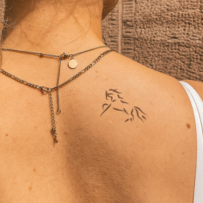 Einfaches Pferd Tattoo