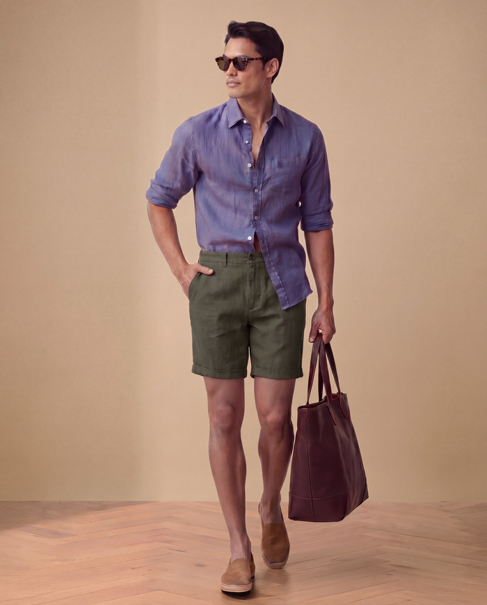 Vetiver  Linen / Made to Measure / Standard