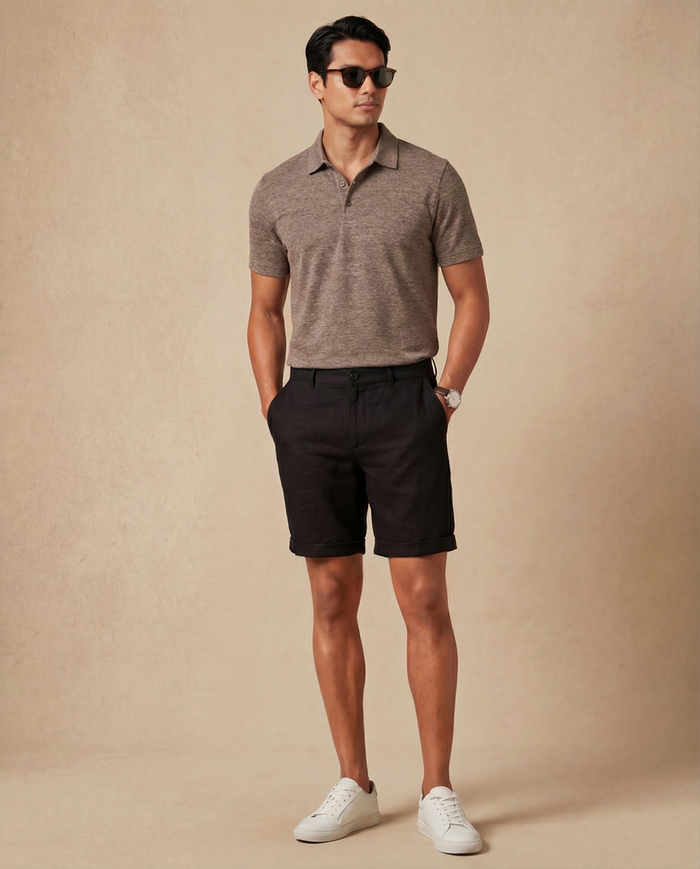 Black Linen / Made to Measure / Standard