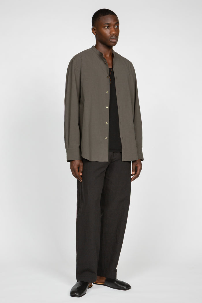Flat Front Easy Pant - Black
