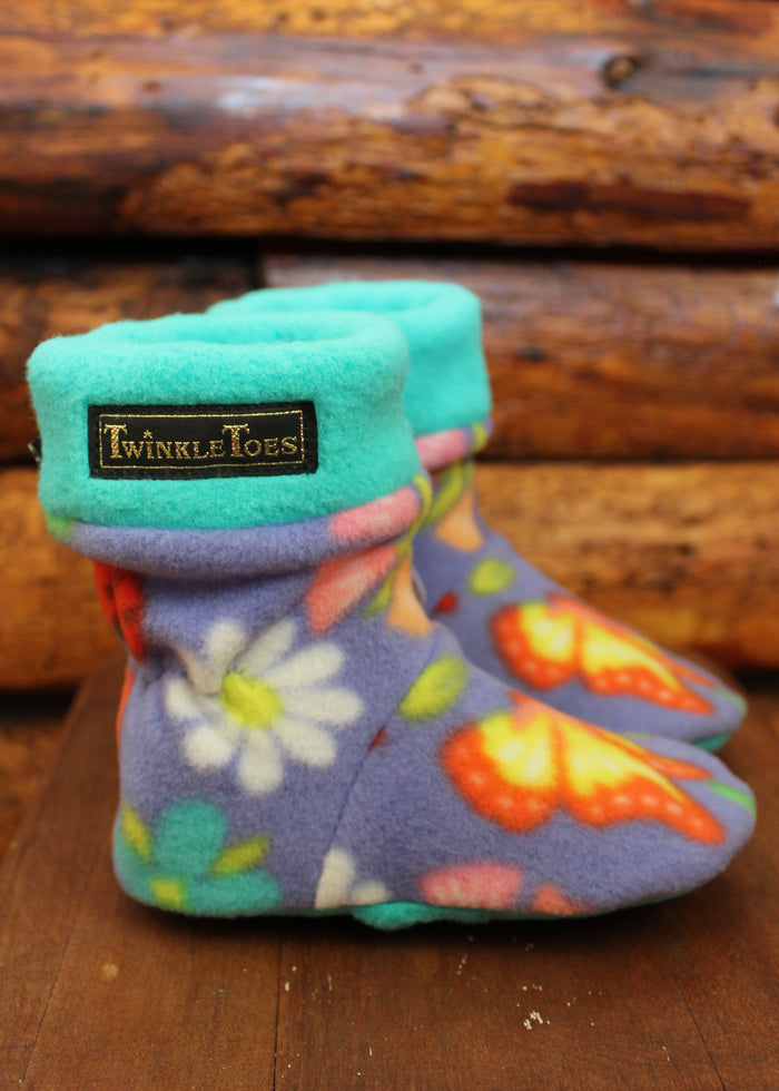 Flower Power Kid's Slipper Socks