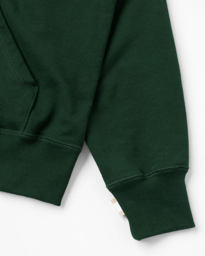 Made in Canada 100% Cotton French Terry Zip Hoodie Forest Green - Unisex - Province of Canada