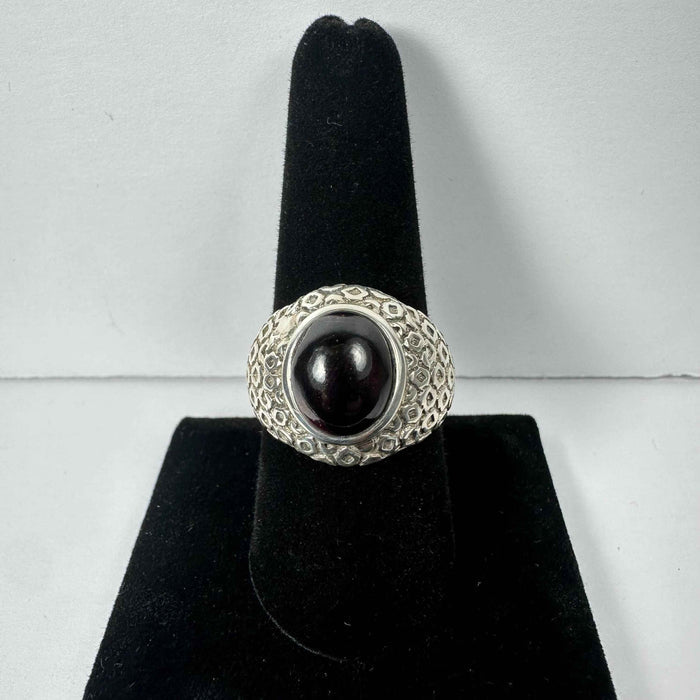 Garnet Ring - Size 8.5 - Smokin Resin Company