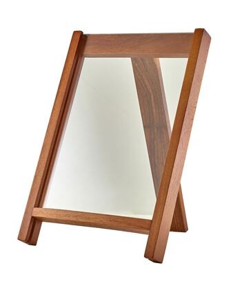 Genware Acacia Wood A4 Menu Holder 23cm x 34.5cm x 4cm