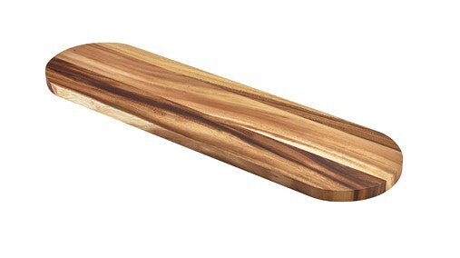 Genware Acacia Wood Plinth 80cm x 22cm