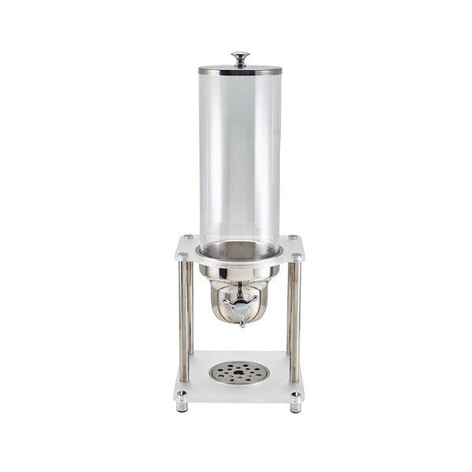Genware Acrylic Base Cereal Dispenser 3.7L, 21 x 21 x 54.5cm (L x W x H)