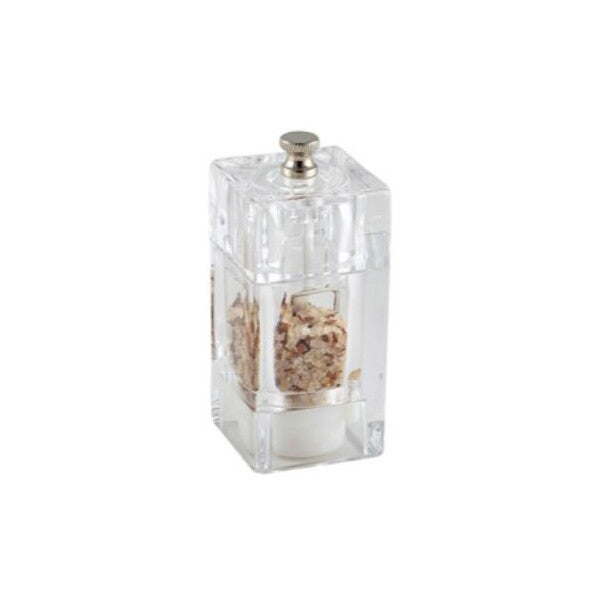 Genware Clear Square Salt/Pepper Grinder 10cm (Box Of 12)