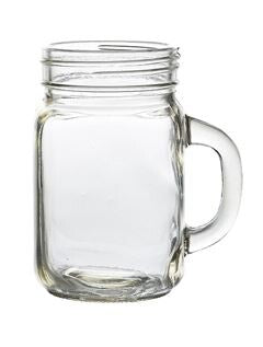 Genware Glass Mason Jar 43.5cl / 14.7oz (Box Of 12)