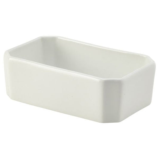Genware Porcelain Sugar Packet Holder 12cm x 7cm (Box Of 6)