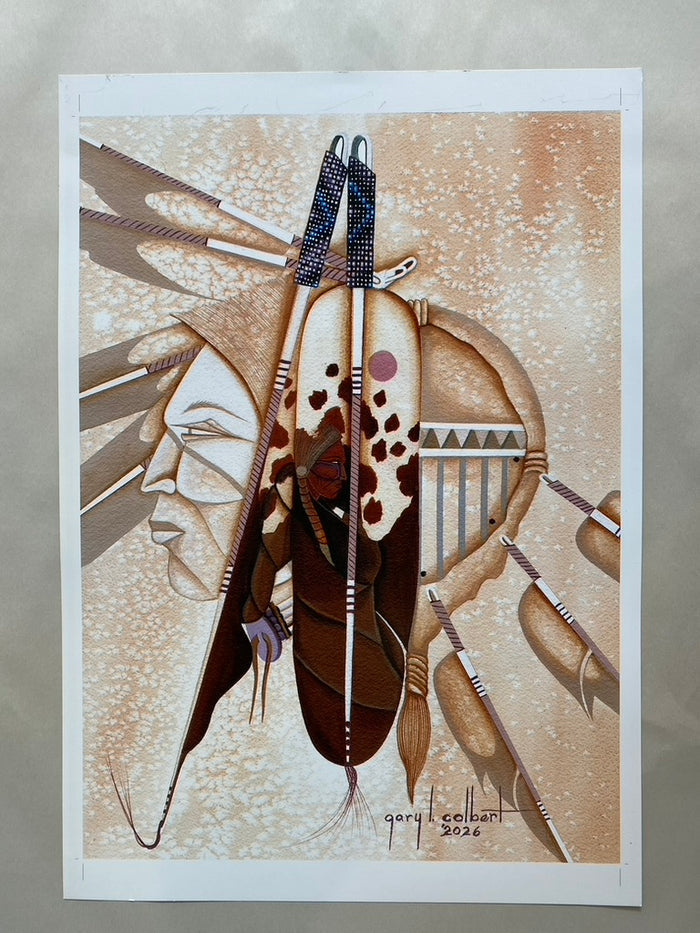 Ghost image print made by Gary colbert
