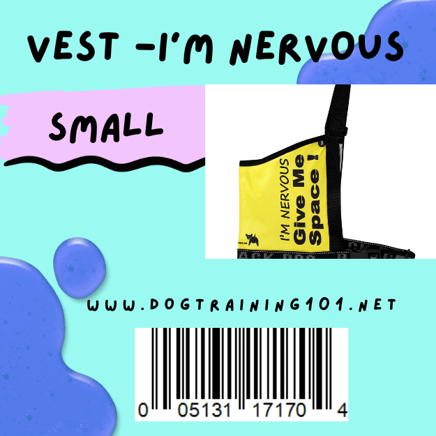 Blackdog Small Give me Space - I'm Nervous - Vest   **Discontinued**