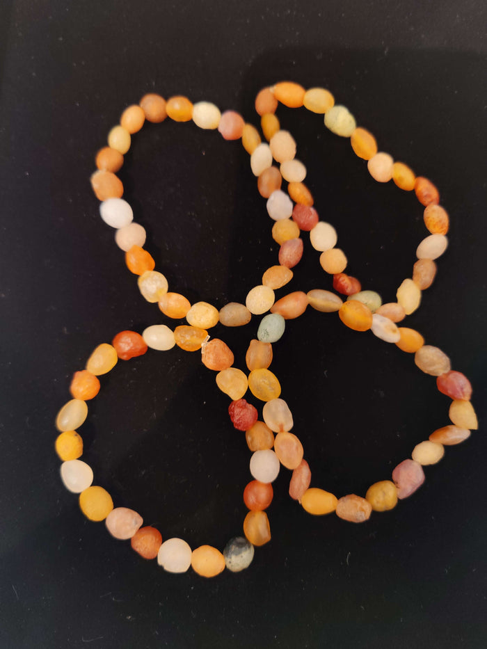 Multi-Color Candy Agate Raw Beads