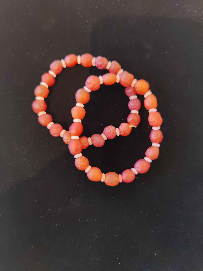 Gobi Desert Agate Beaded Bracelet, Gobi Desert, China