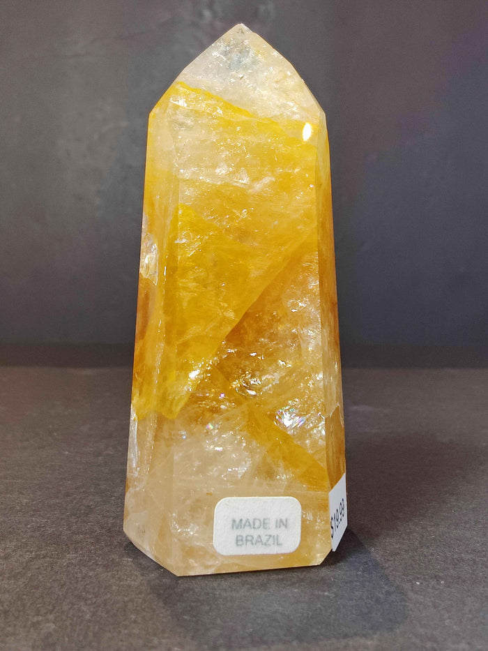 Golden Healer (Hematoid) Quartz Polished Obelisk Tower Sculpture - Smokin Resin Company