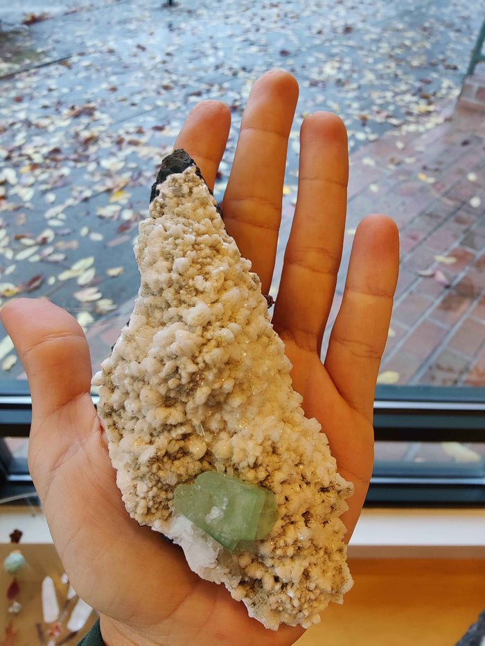 Green Apophyllite with Mordenite - Smokin Resin Company