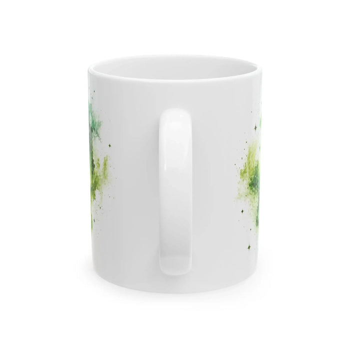 Green Flower of Life Ceramic Mug - Smokin Resin Company