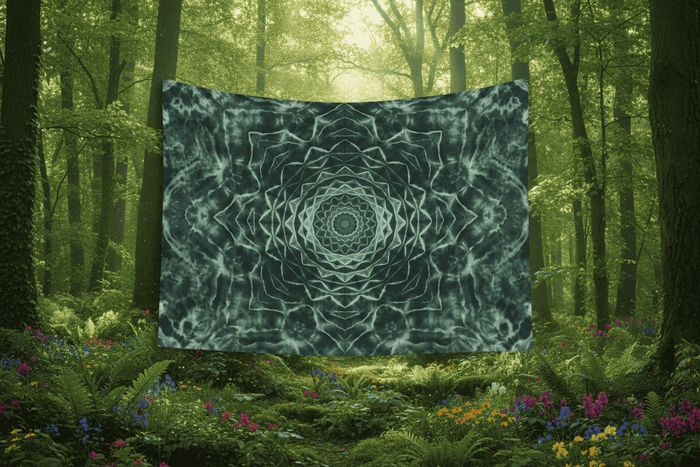 Green Mandala Wall Tapestry - Smokin Resin Company