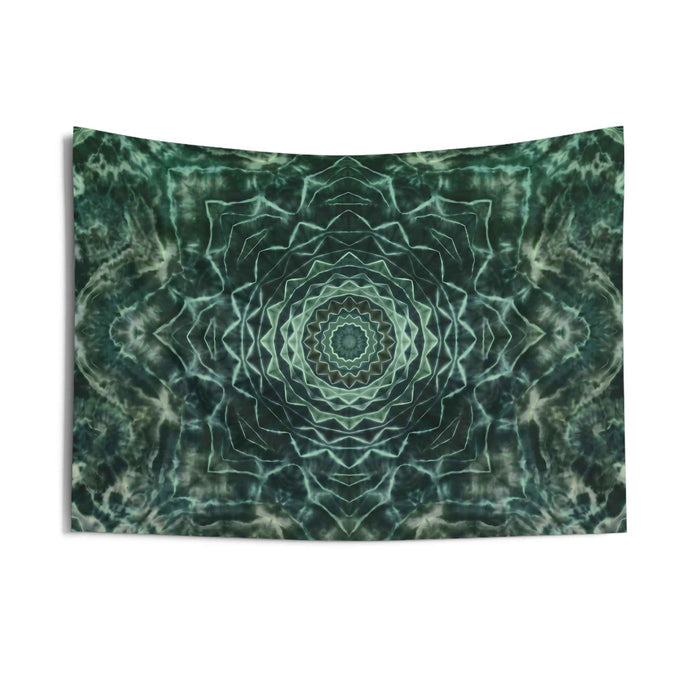 Green Mandala Wall Tapestry - Smokin Resin Company