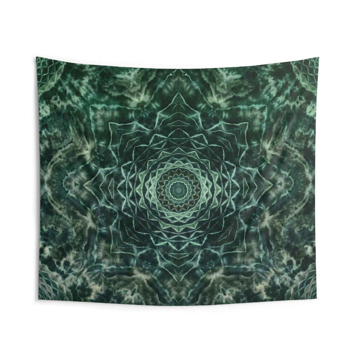 Green Mandala Wall Tapestry - Smokin Resin Company