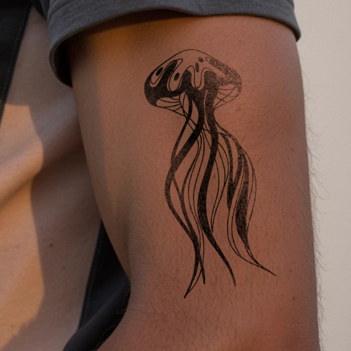 Große Qualle Tattoo