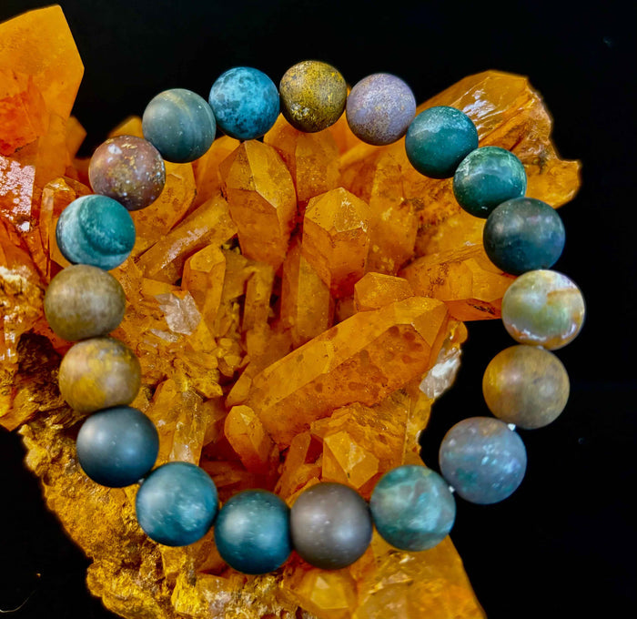 Grounded Strength Fancy Jasper Bracelet - Smokin Resin Company